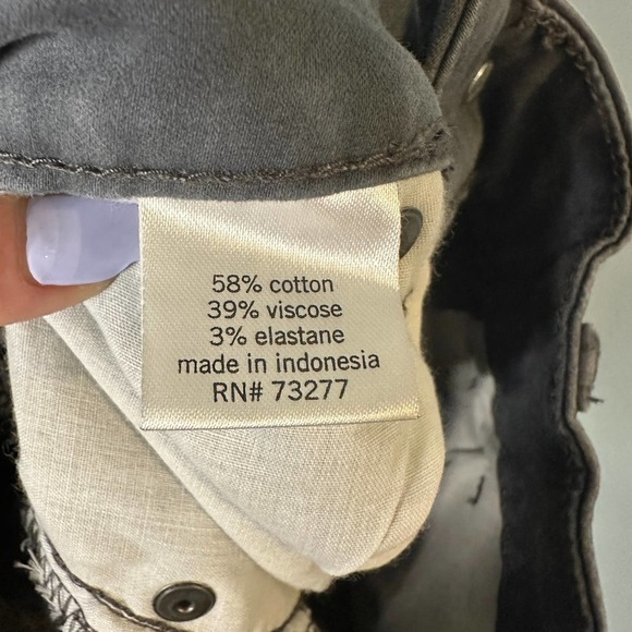 SONOMA Gray Skinny Leg Pants Size 6 - Picture 6 of 6